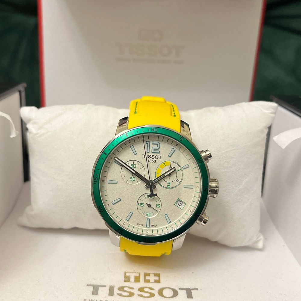 2014 World Cup Soccer TISSOT Swiss Watch! In box and with all booklets.